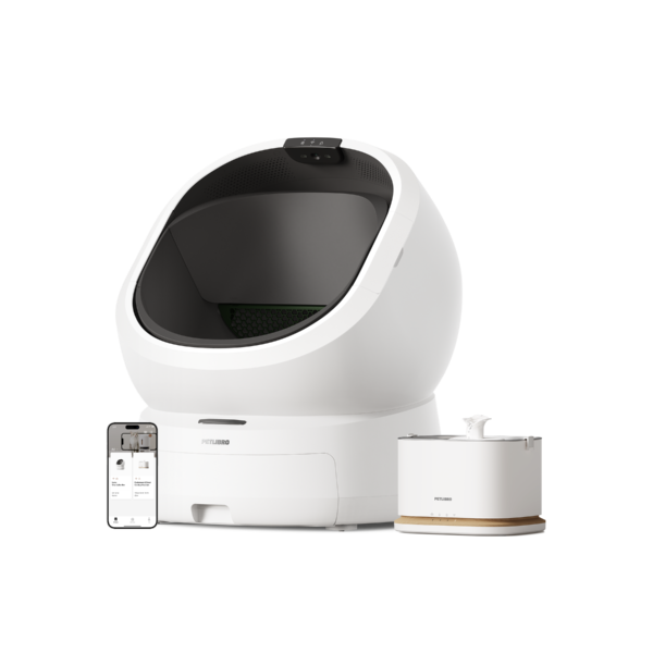 Luma Smart Litter Box & Dockstream 2 Smart Fountain