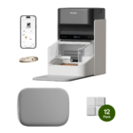 One RFID Smart Feeder & Food Desiccant Bag & Cove Placemat