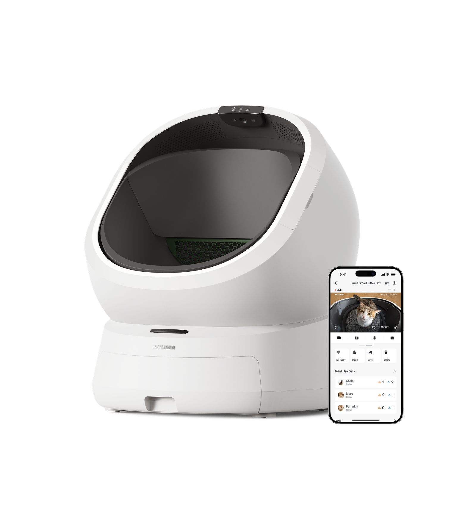PLLB001-Carousel-01-V1 Luma Smart Litter Box - Image 1