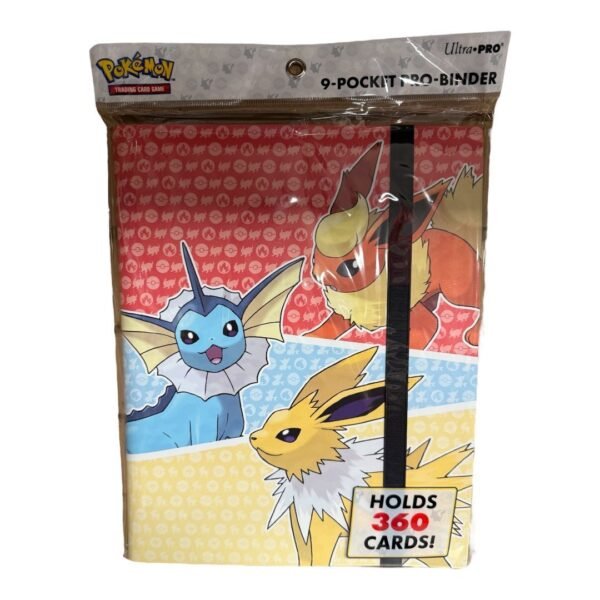 Pokemon Ultra Pro 9-Pocket Pro Binder Evolving Skies Flareon Jolteon Vaporeon