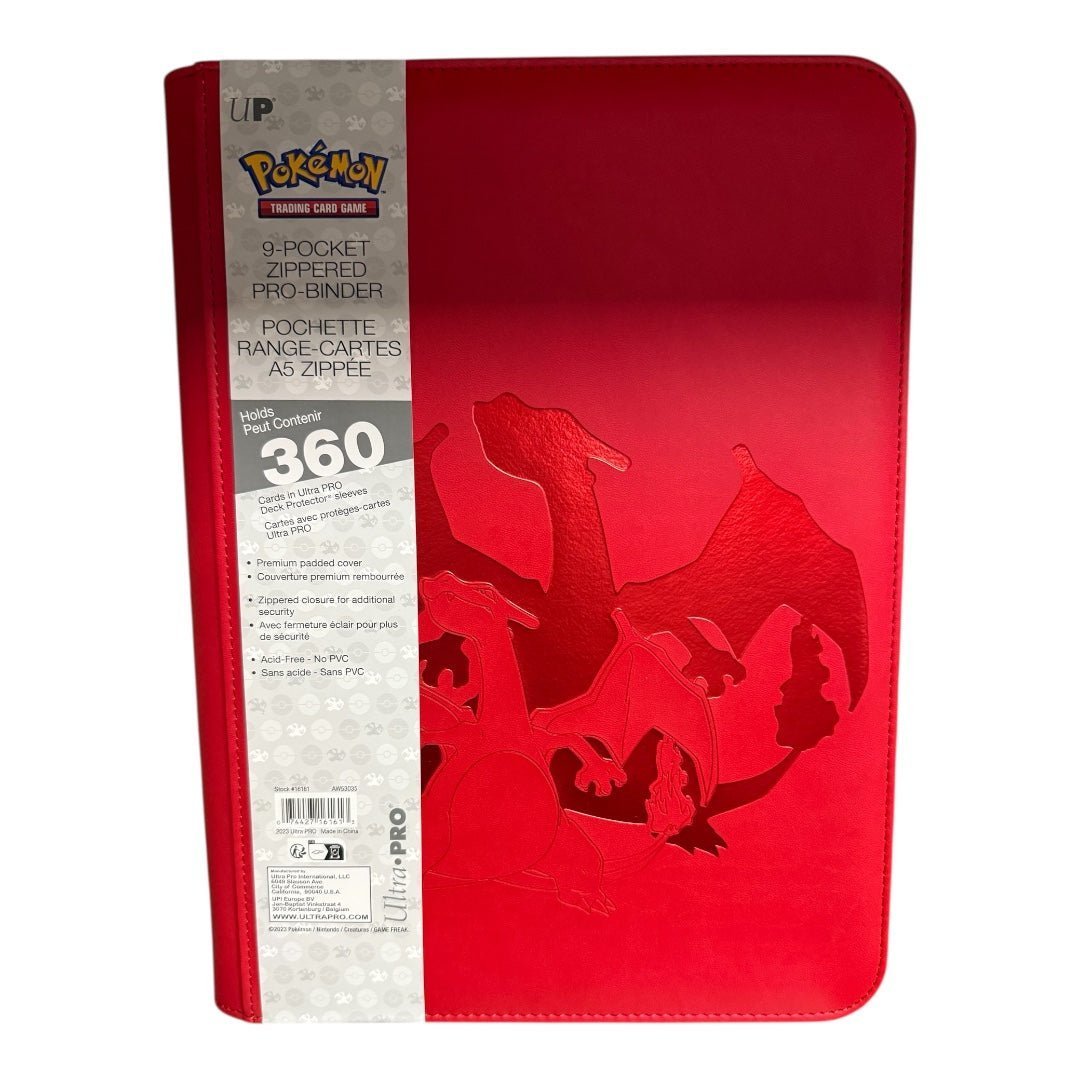 Photoroom_20251107_113227.jpg Pokemon Ultra Pro 9-Pocket Elite Series Zippered Pro Binder - Charizard - Image 1